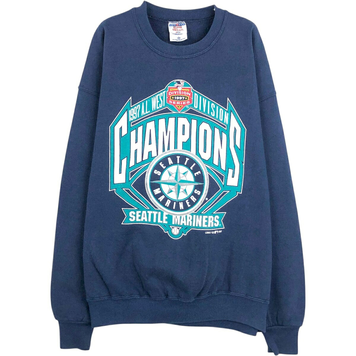 Jerzees/ジャージーズ MLB SEATTLE MARINERS シアトルマリナーズ プリントスウェットシャツ トレーナー