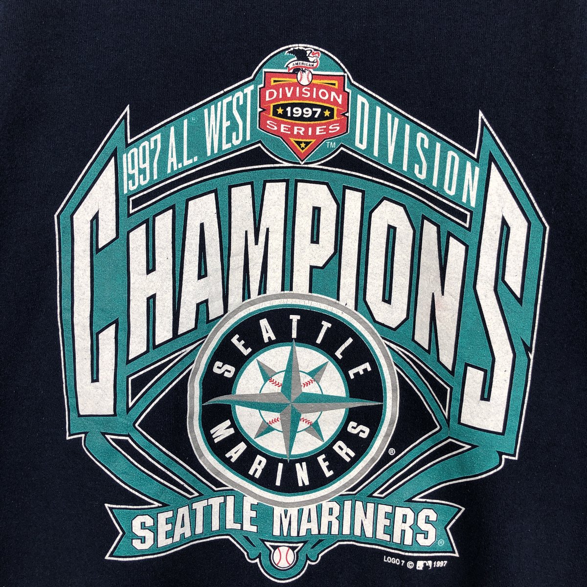 Jerzees/ジャージーズ MLB SEATTLE MARINERS シアトルマリナーズ プリントスウェットシャツ トレーナー