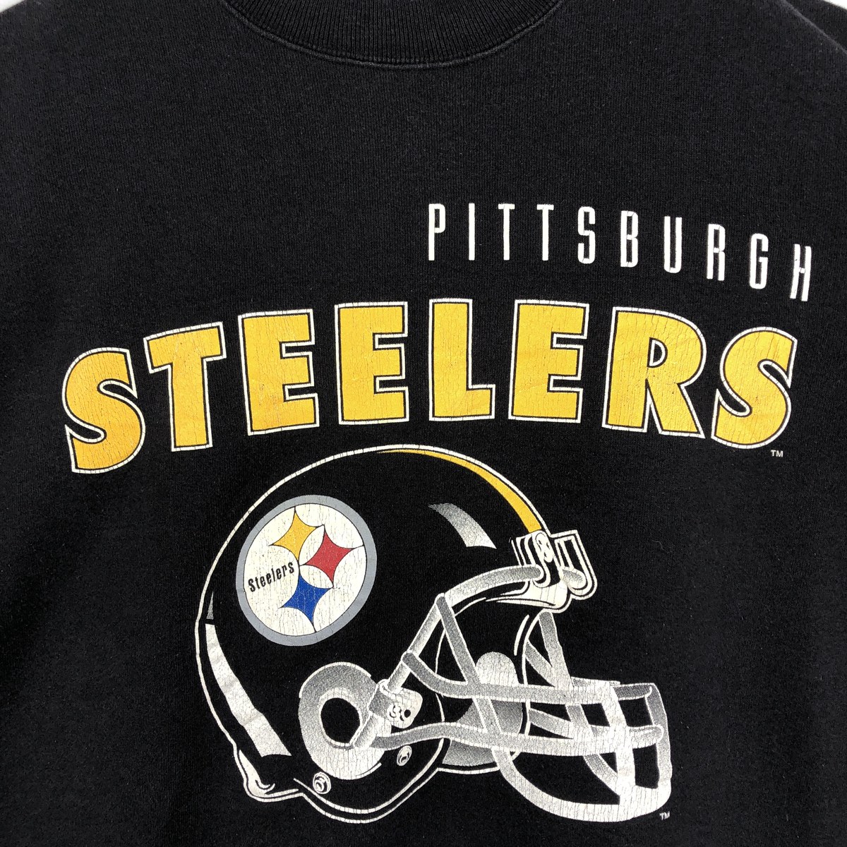 Hanes/ヘインズ NFL PITTSBURGH  STEELERS ピッツバーグスティーラーズ プリントスウェットシャツ トレーナー
