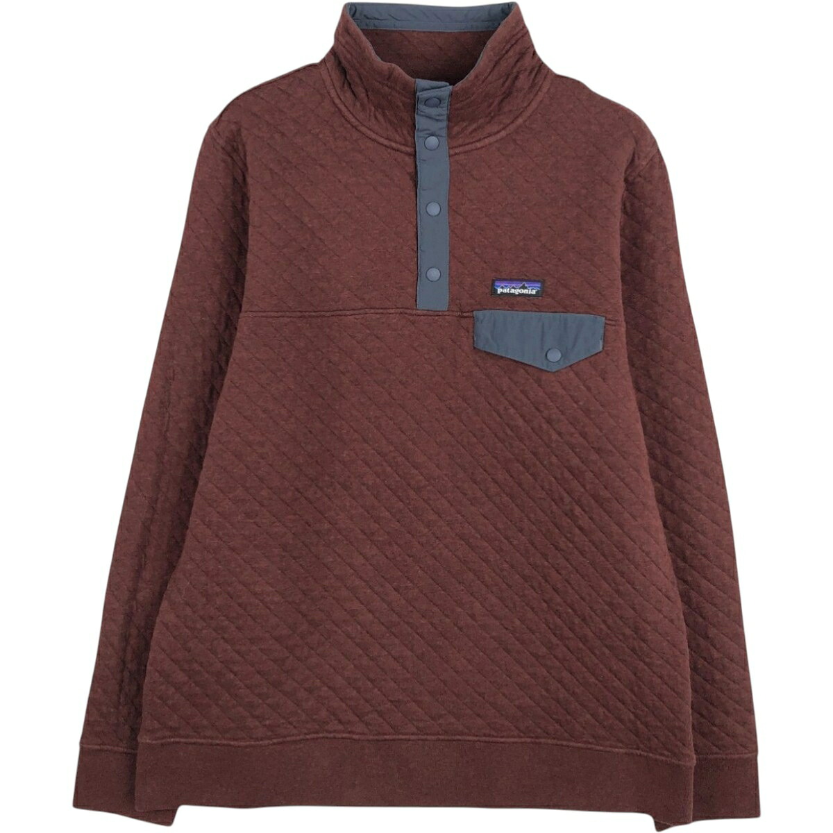 Patagonia/パタゴニア ORGANIC COTTON オーガニックコットン 25281FA17 キルトスナップT スウェットシャツ トレーナー
