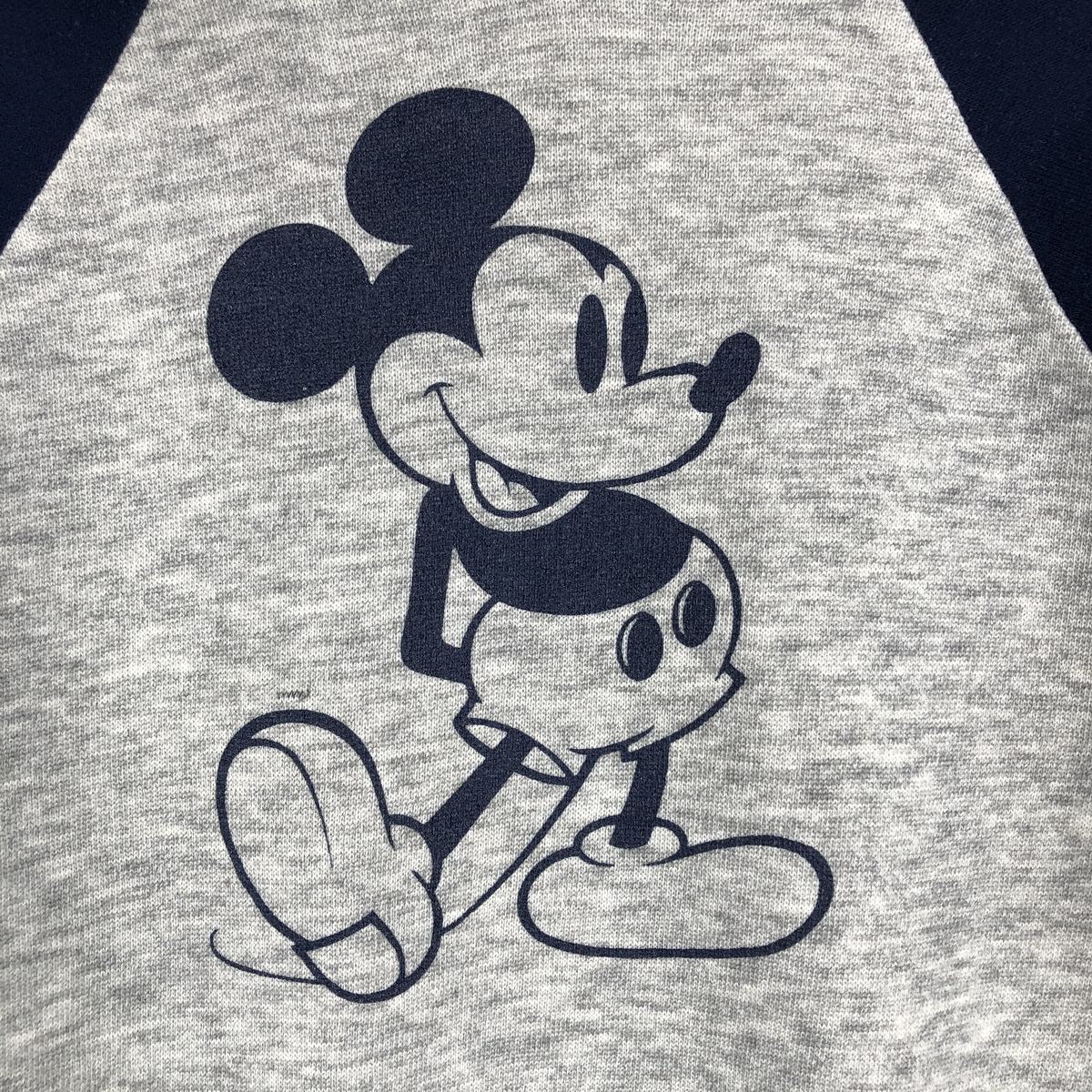 Disney/ディズニー MICKEY MOUSE ミッキーマウス キャラクター スウェットプルオーバーパーカー