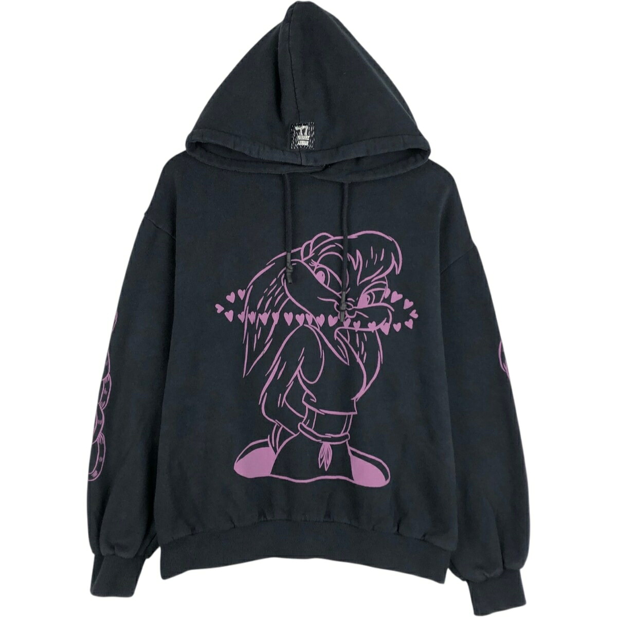 LOONEY TUNES ルーニーテューンズ ローラバニー キャラクター スウェットプルオーバーパーカー