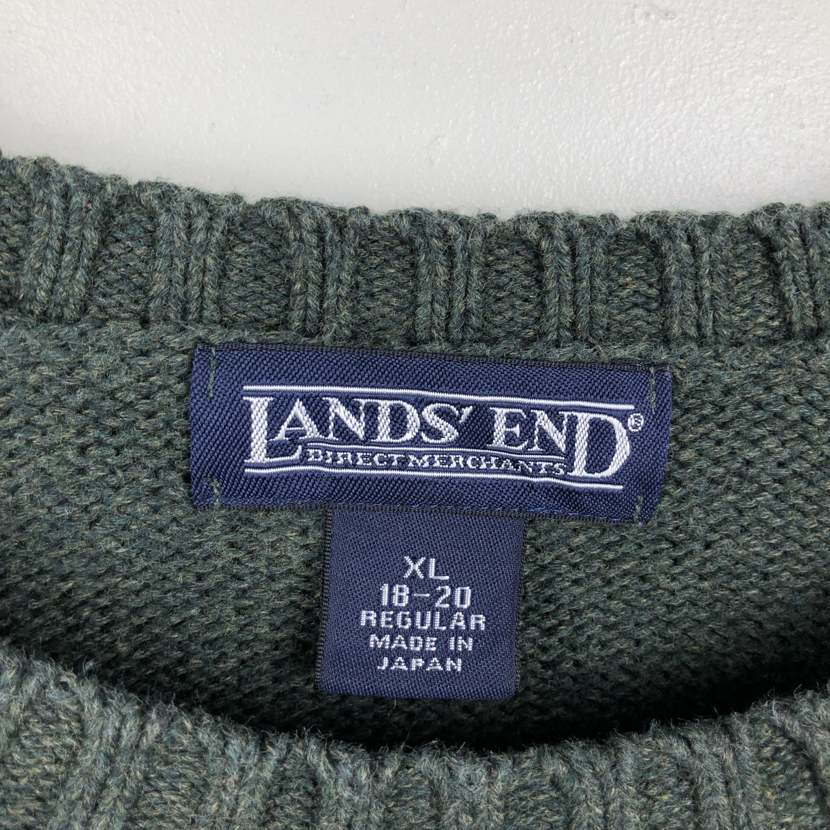 LANDS'END/ランズエンド コットンニットセーター