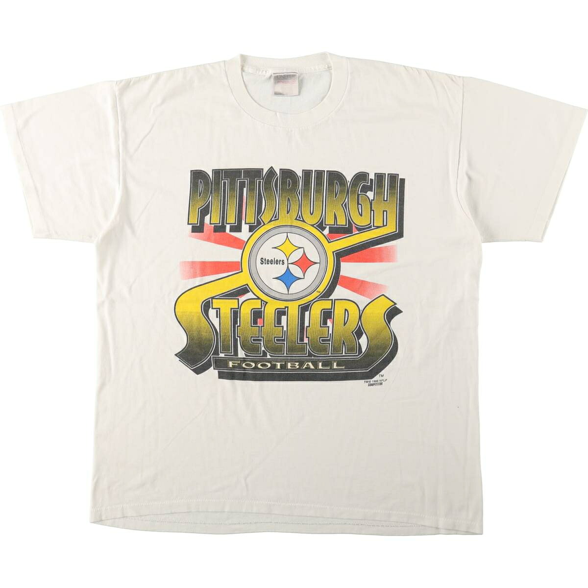 ONEITA/オニータ POWER/50plus NFL PITTSBURGH  STEELERS ピッツバーグスティーラーズ スポーツプリントTシャツ