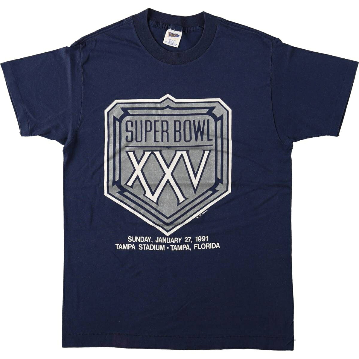 TRENCH Super BowlXXV 第25回スーパーボウル  スポーツプリントTシャツ