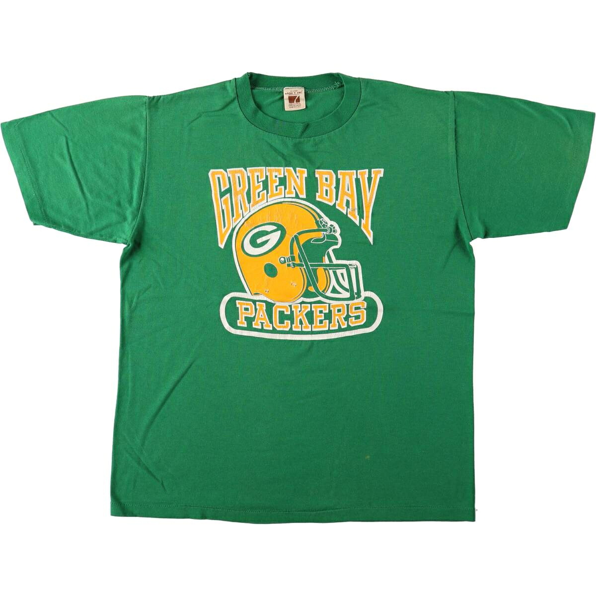LOGO7/ロゴセブン NFL GREEN BAY PACKERS グリーンベイパッカーズ スポーツプリントTシャツ