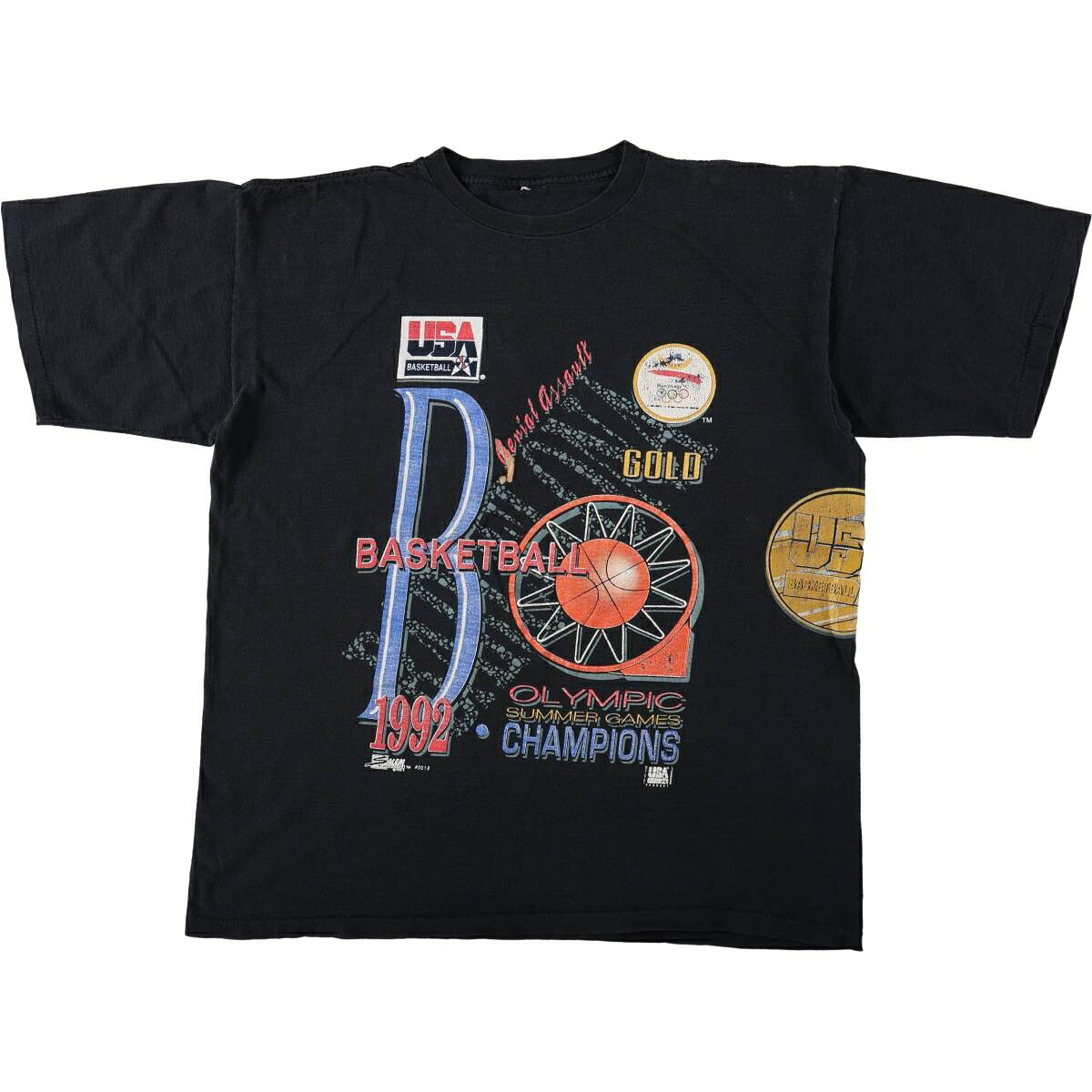 1992 USA BASKETBALL スポーツプリントTシャツ