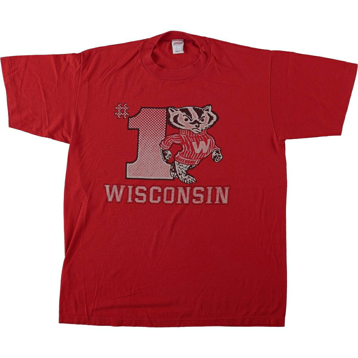 Jerzees/ジャージーズ WISCONSIN ウィスコンシン大学		 カレッジTシャツ