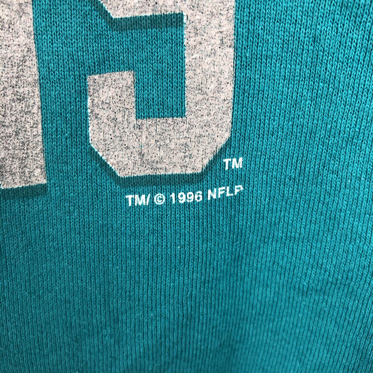 古着 PRO LAYER NFL MIAMI DOLPHINS マイアミドルフィンズ プリントスウェットシャツ トレーナー USA製 メンズXL相当 ヴィンテージ /eaa680603 【中古】 【261012】