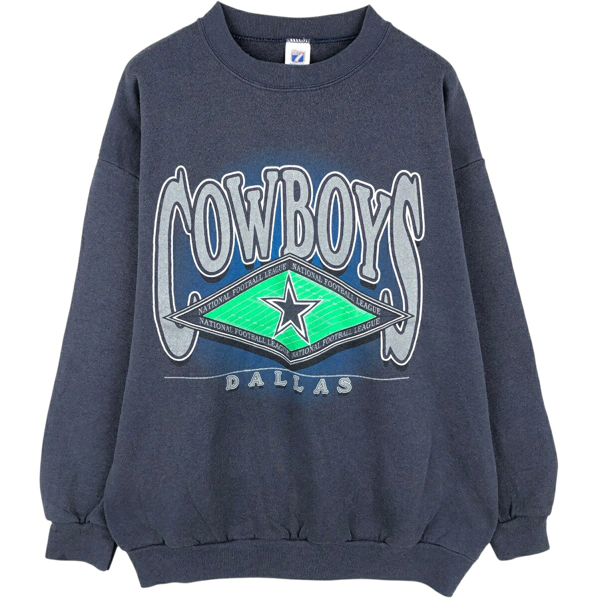 LOGO 7 NFL DALLAS COWBOYS ダラスカウボーイズ プリントスウェットシャツ トレーナー