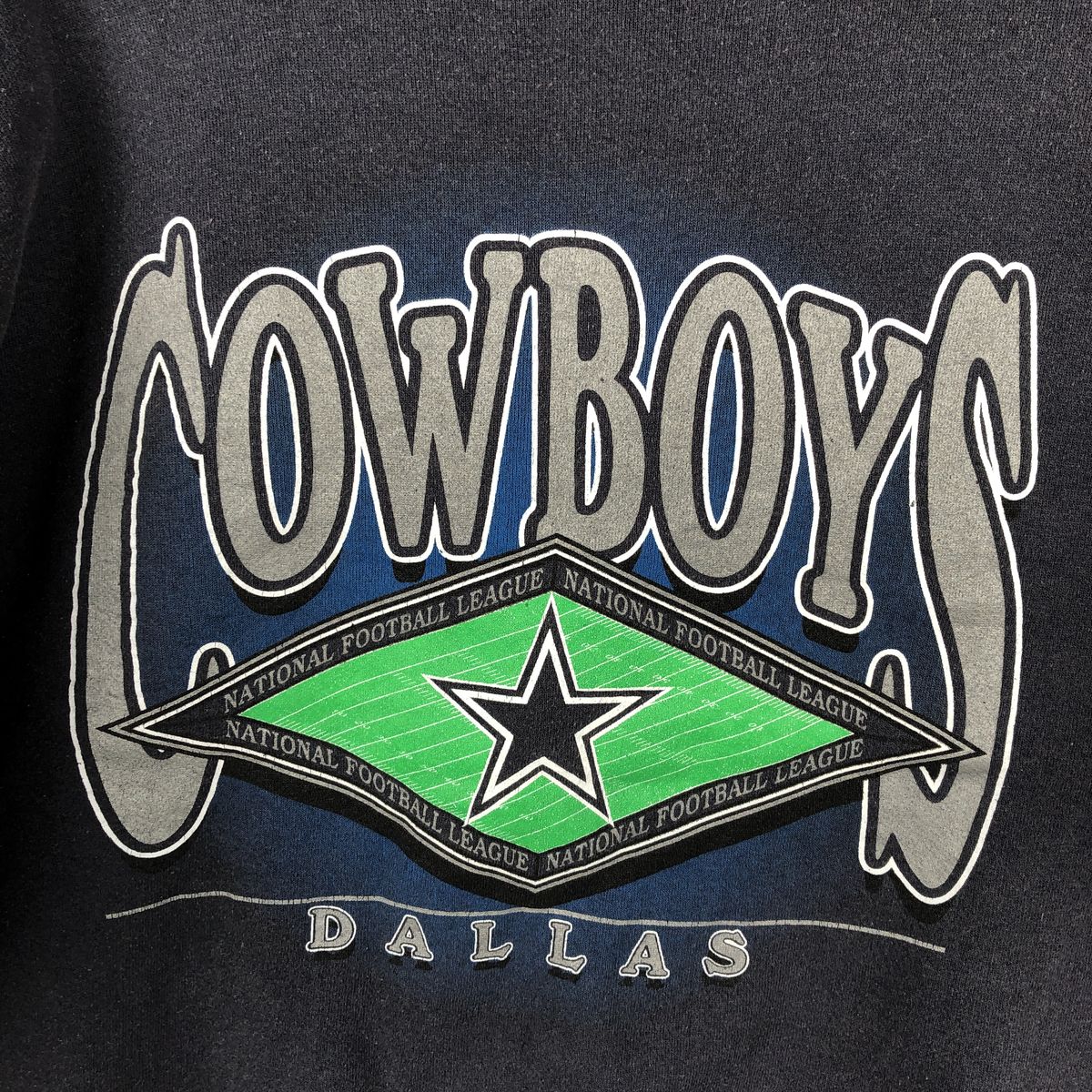 古着 90年代 LOGO 7 NFL DALLAS COWBOYS ダラスカウボーイズ プリントスウェットシャツ トレーナー USA製 メンズL相当 ヴィンテージ /eaa680604 【中古】 【261012】