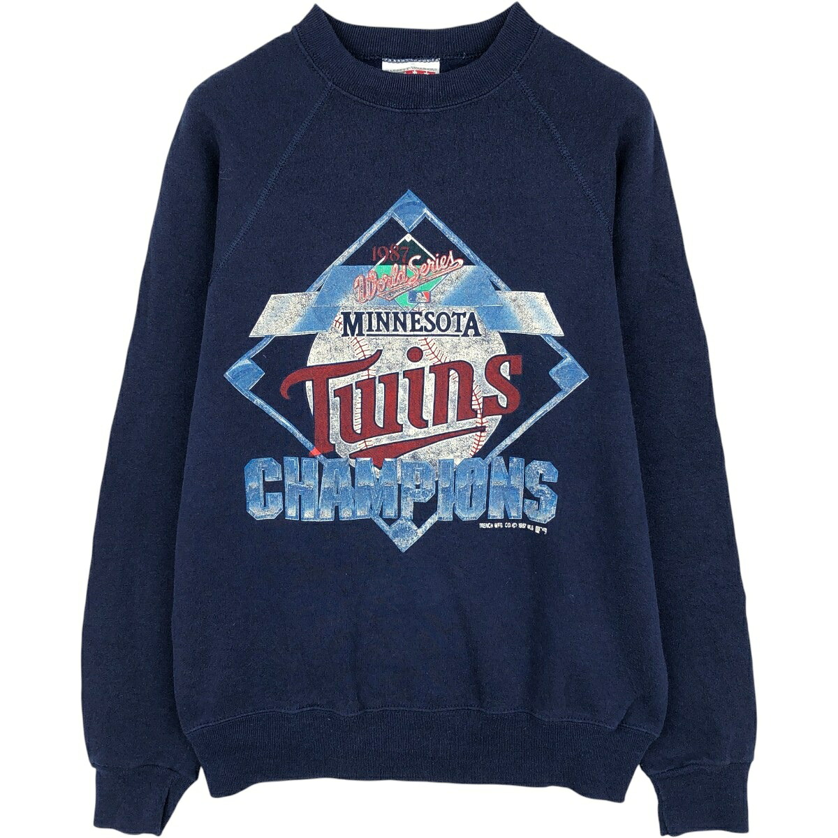 BASSET WALKER MLB MINNESOTA TWINS ミネソタツインズ プリントスウェットシャツ トレーナー