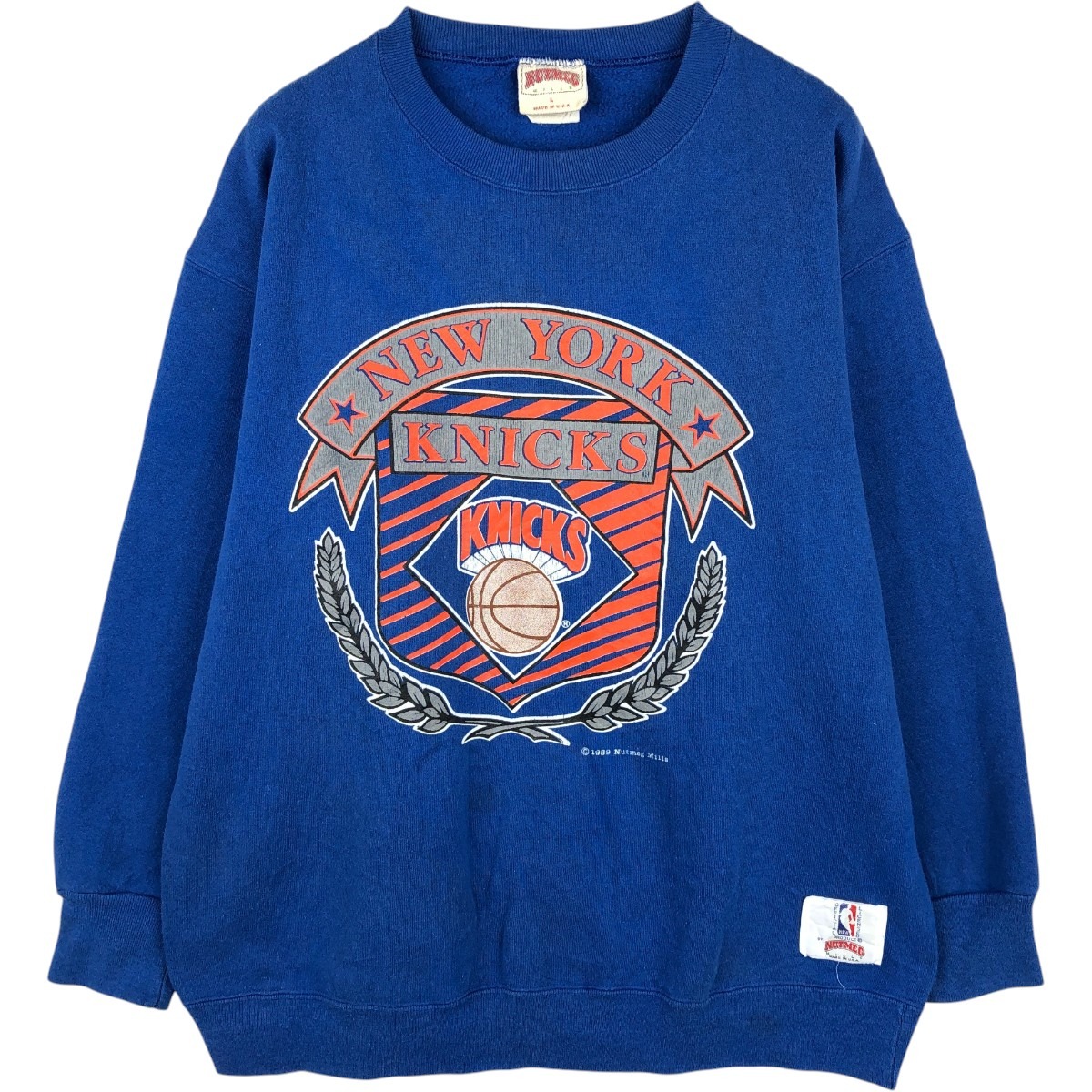 FRUIT OF THE LOOM/フルーツオブザルーム NBA NEW YORK KNICKS ニューヨークニックス プリントスウェットシャツ トレーナー
