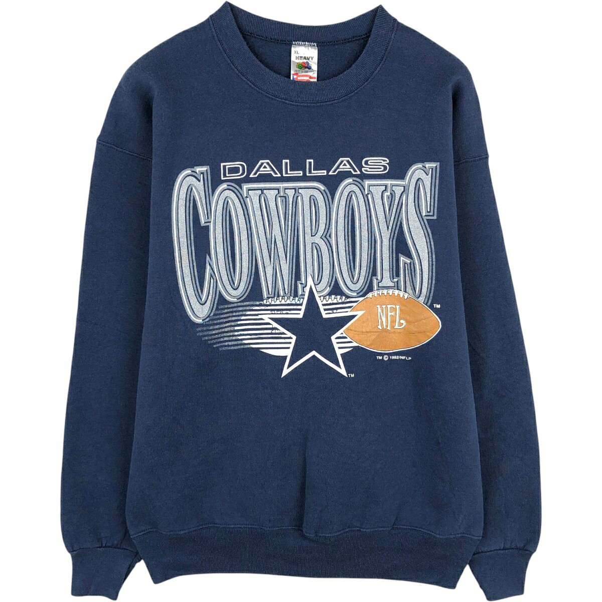 FRUIT OF THE LOOM/フルーツオブザルーム NFL DALLAS COWBOYS ダラスカウボーイズ プリントスウェットシャツ トレーナー