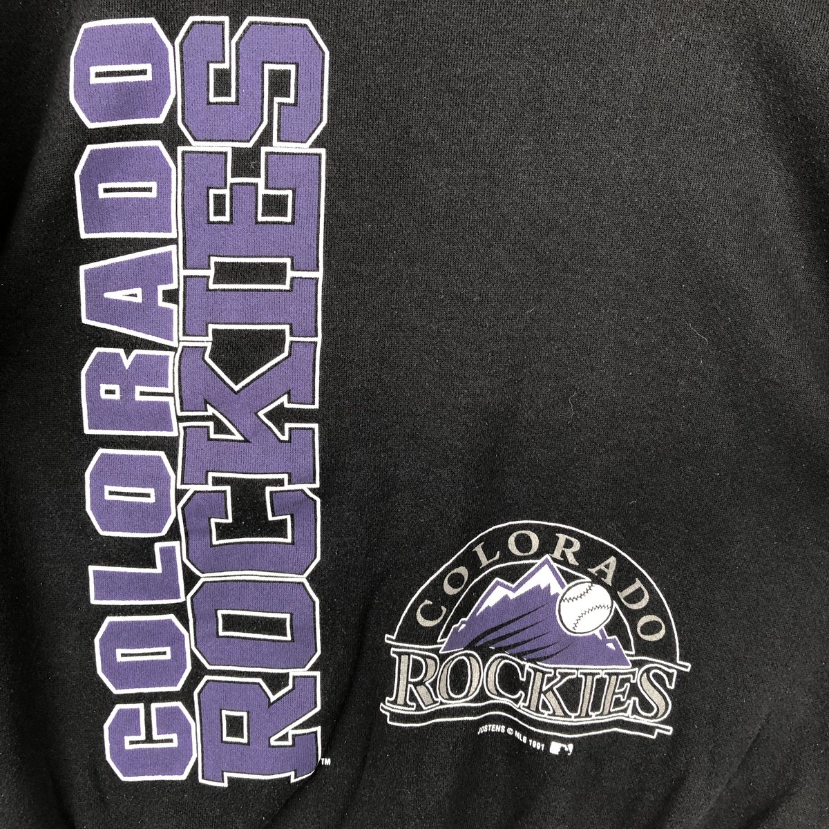 古着 90年代 MLB COLORADO ROCKIES コロラドロッキーズ スウェットシャツ トレーナー USA製 メンズL相当 ヴィンテージ /eaa680616 【中古】 【261012】