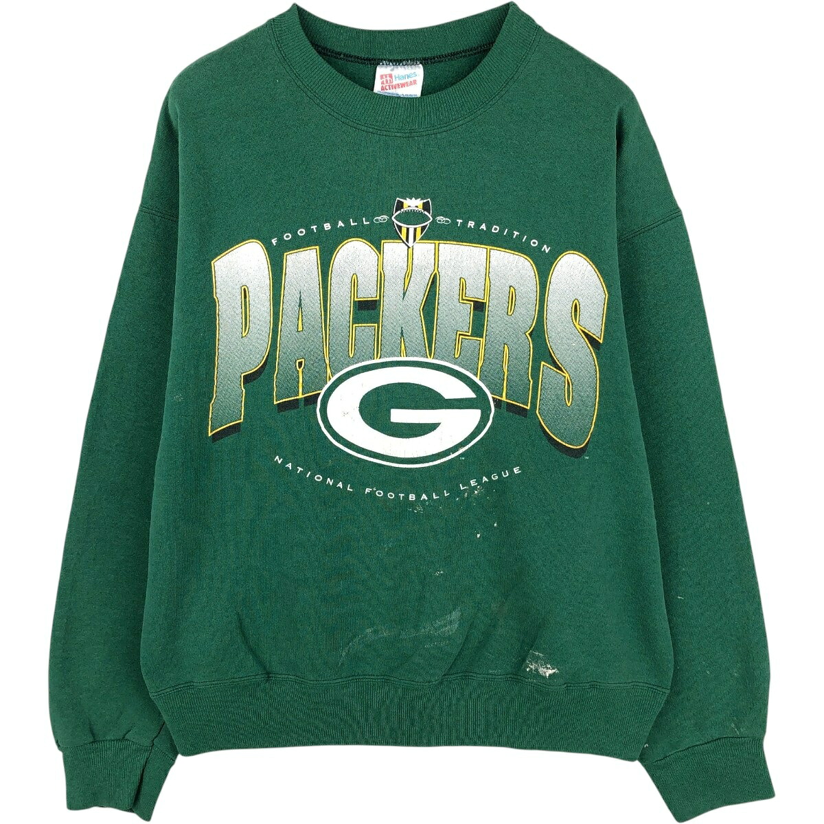 Tultex/タルテックス NFL GREEN BAY PACKERS グリーンベイパッカーズ プリントスウェットシャツ トレーナー