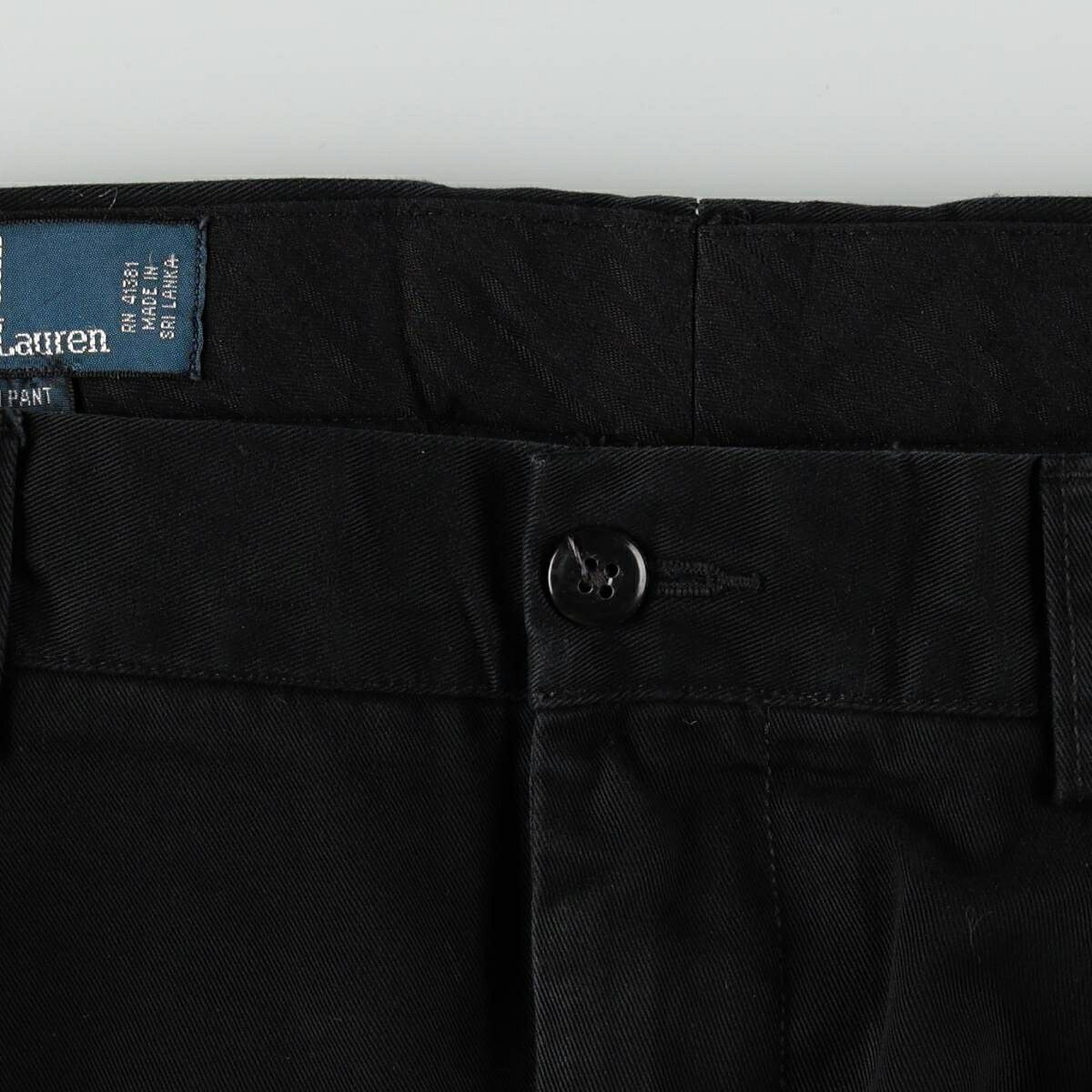 古着 ラルフローレン Ralph Lauren POLO by Ralph Lauren ETHAN PANT ツータック チノパンツ メンズw33相当 /eaa680764 【中古】 【261014】