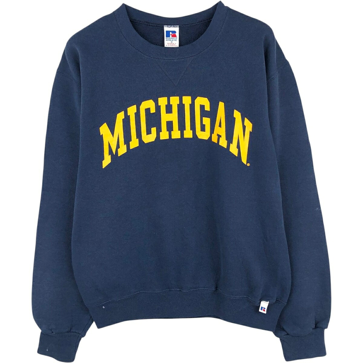 Russell/ラッセル MICHIGAN ミシガン大学 カレッジスウェットシャツ トレーナー