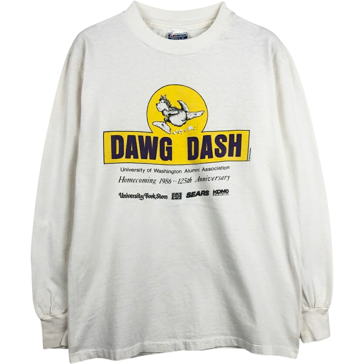 Hanes/ヘインズ BEEFY-T 青タグ ロングTシャツ ロンT