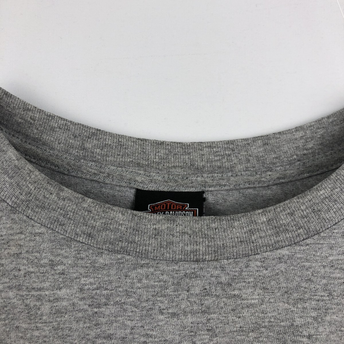 古着 00年代 ハーレーダビッドソン Harley-Davidson プリント ロングTシャツ ロンT USA製 メンズXL相当 モーターサイクル /eaa681261 【中古】 【261013】