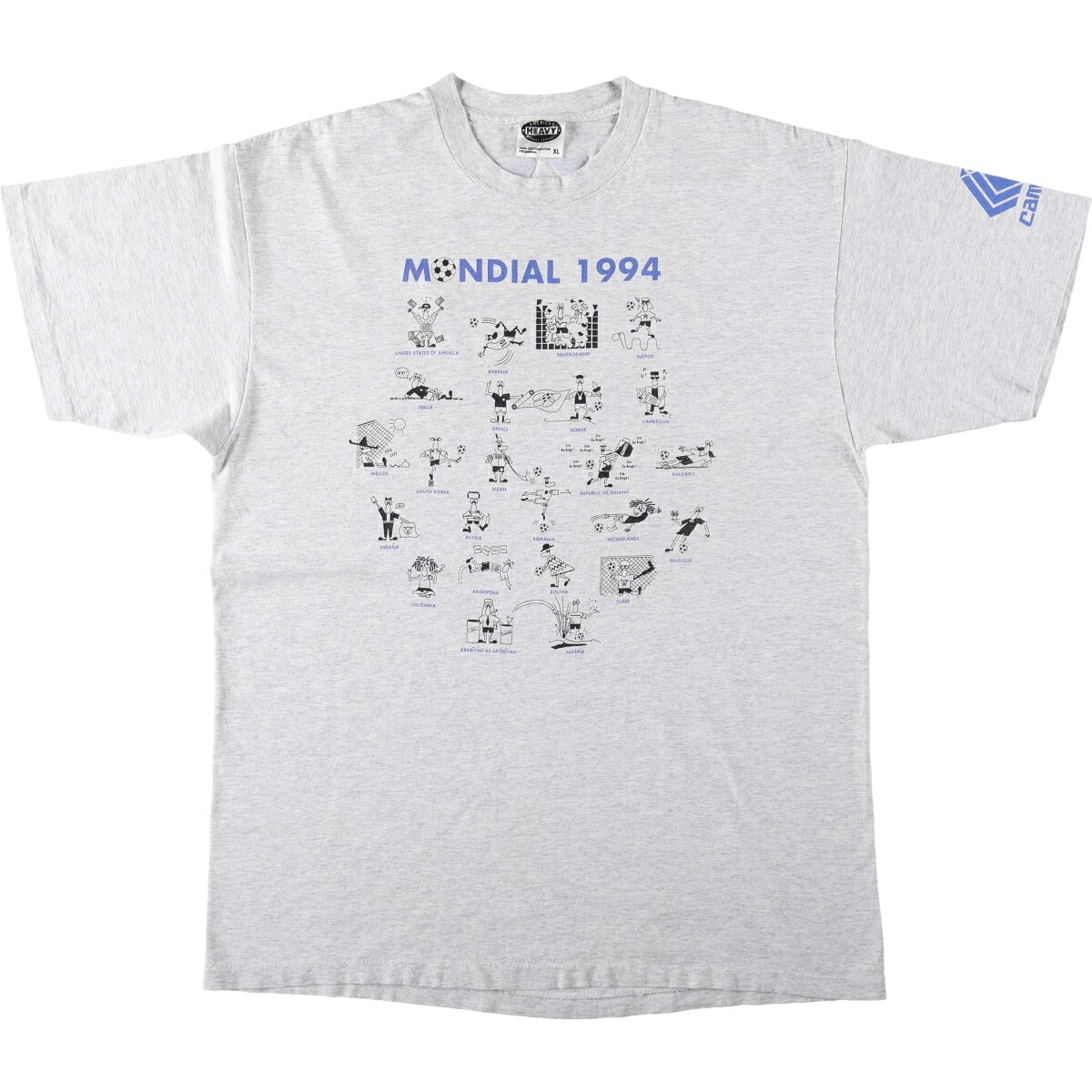 AMERICAN HEAVY MONDIAL 1994 スポーツプリントTシャツ