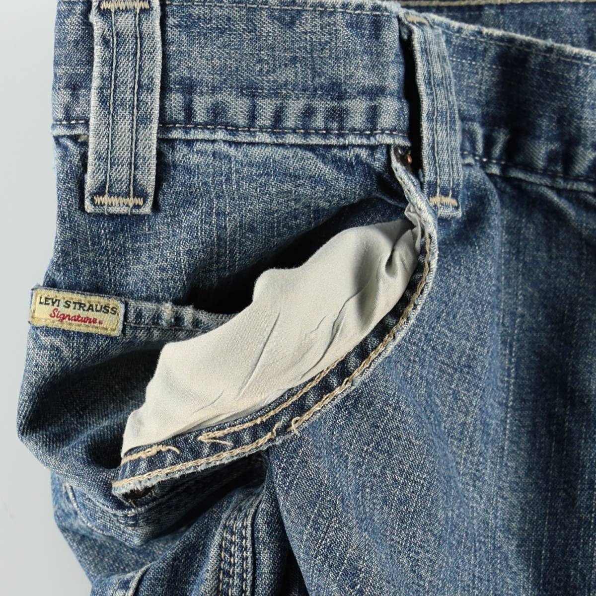 古着 リーバイス Levis SIGNATURE デニム ペインターパンツ メンズw35相当 /eaa681416 【中古】 【261012】