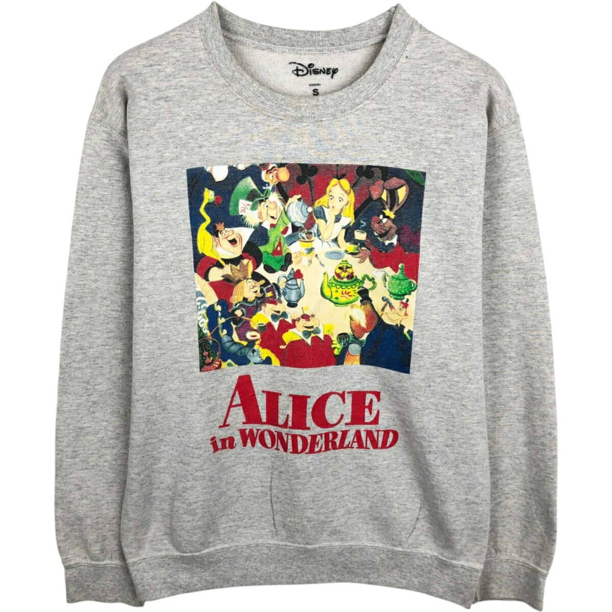Disney/ディズニー ALICE in WONDERLAND ふしぎの国のアリス  キャラクタースウェットシャツ トレーナー
