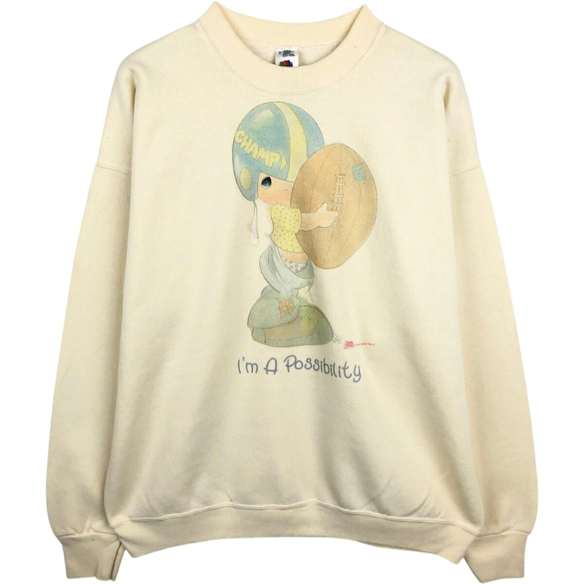FRUIT OF THE LOOM/フルーツオブザルーム PRECIOUS MOMENTS プレシャス モーメンツ キャラクタースウェットシャツ トレーナー