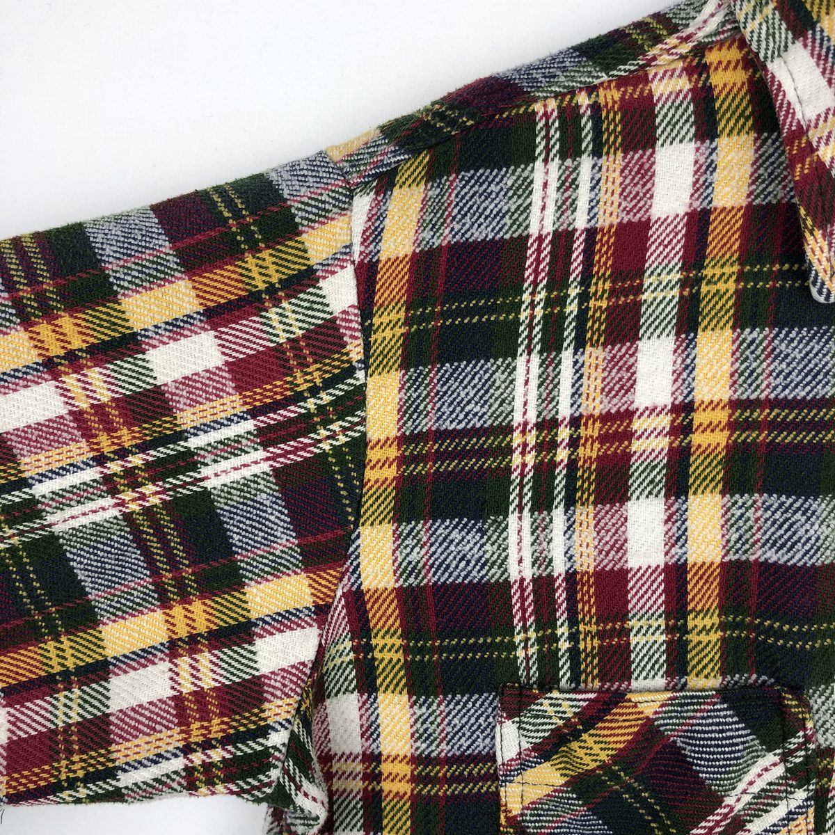 古着 70年代 ビッグマック BIG MAC JCPenny 長袖 フランネルチェックシャツ メンズM相当 ヴィンテージ /evb034439 【中古】 【260427】