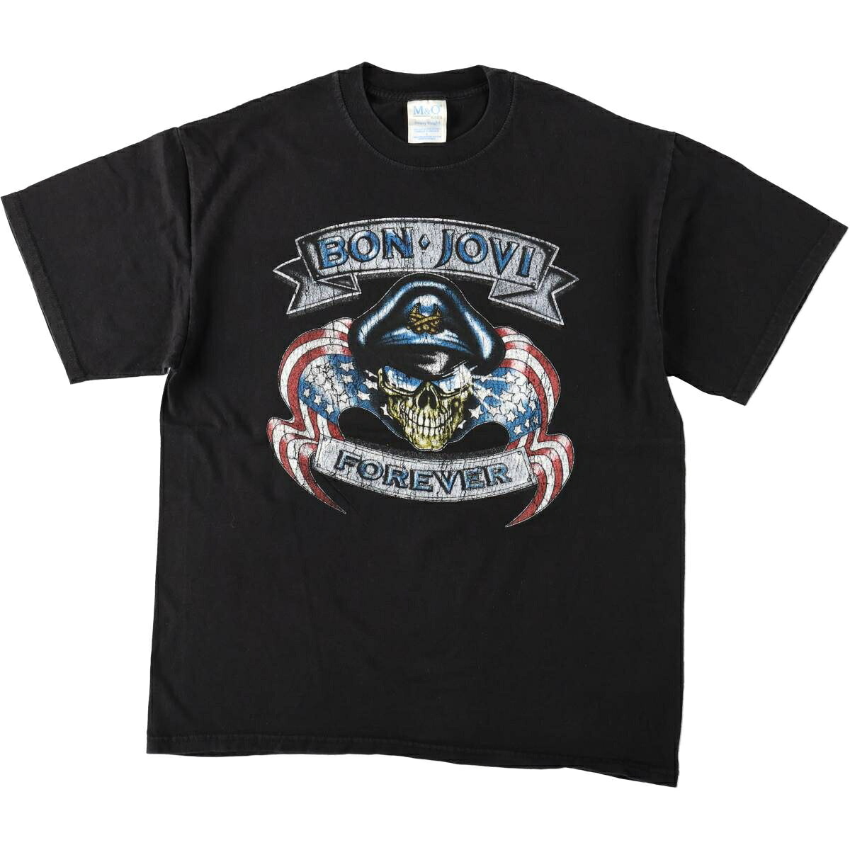 M&O BON JOVI ボンジョヴィ バンドTシャツ バンT