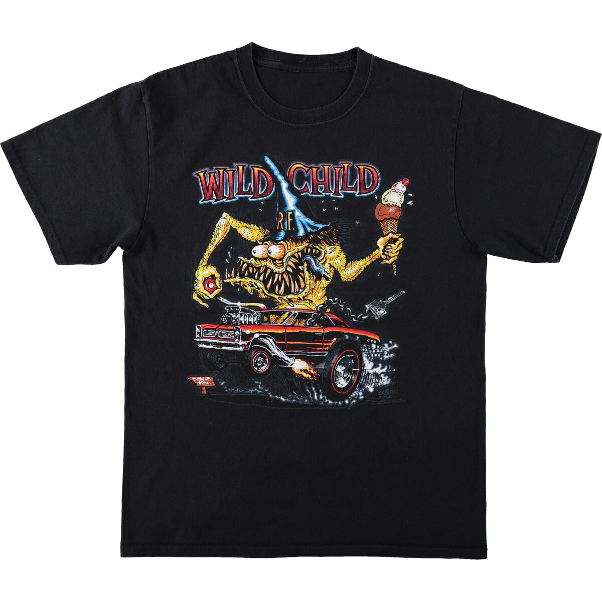 RAT FINK ラットフィンク アニメ キャラクタープリントTシャツ
