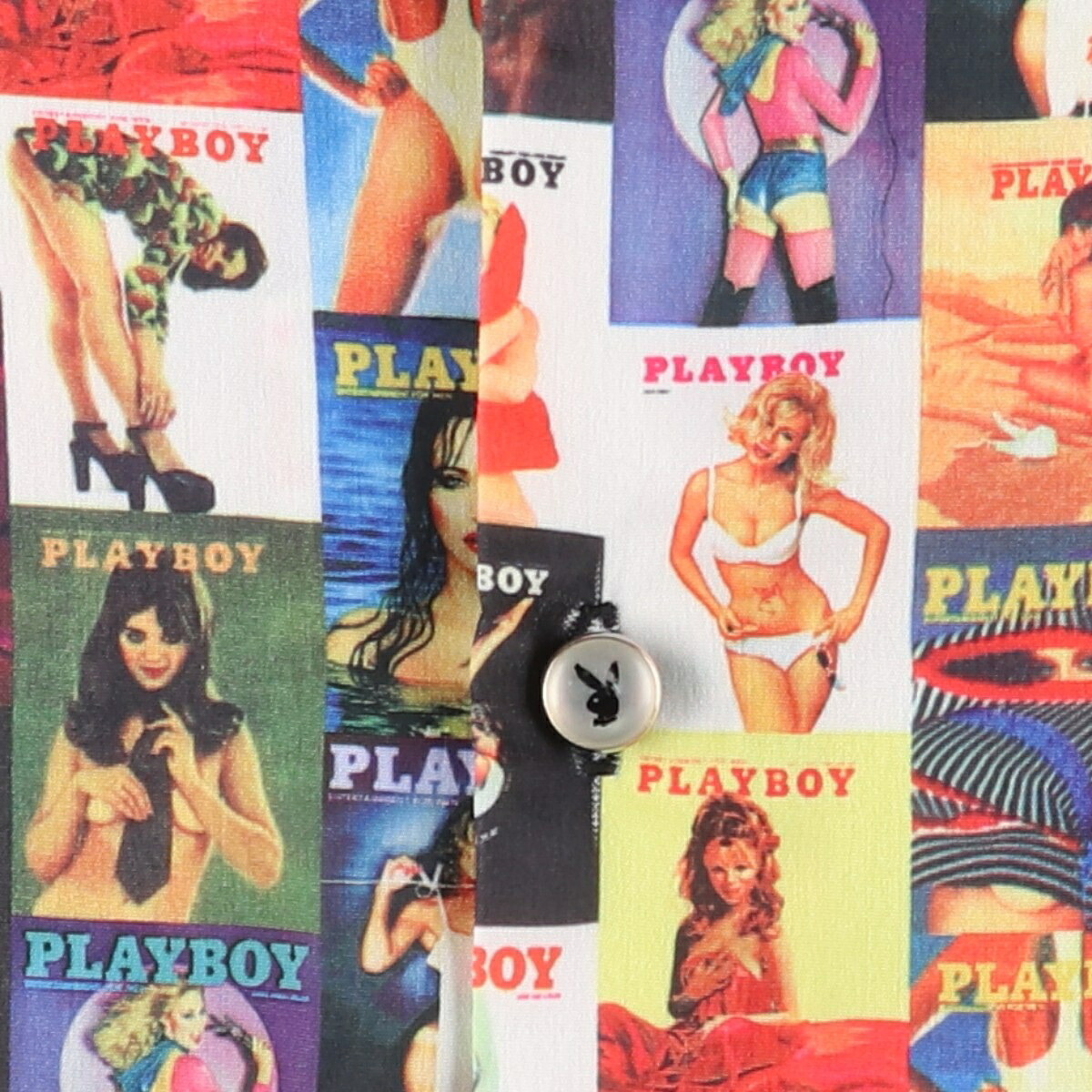 PLAYBOY/プレイボーイ ピンナップガール 半袖 オープンカラー ポリシャツ