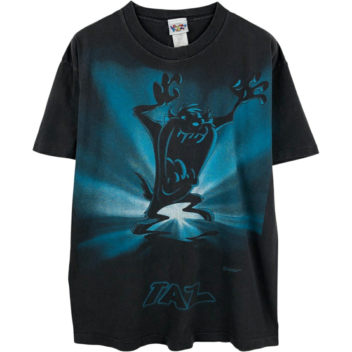 LOONEY TUNES ルーニーテューンズ タズマニアンデビル キャラクタープリントTシャツ