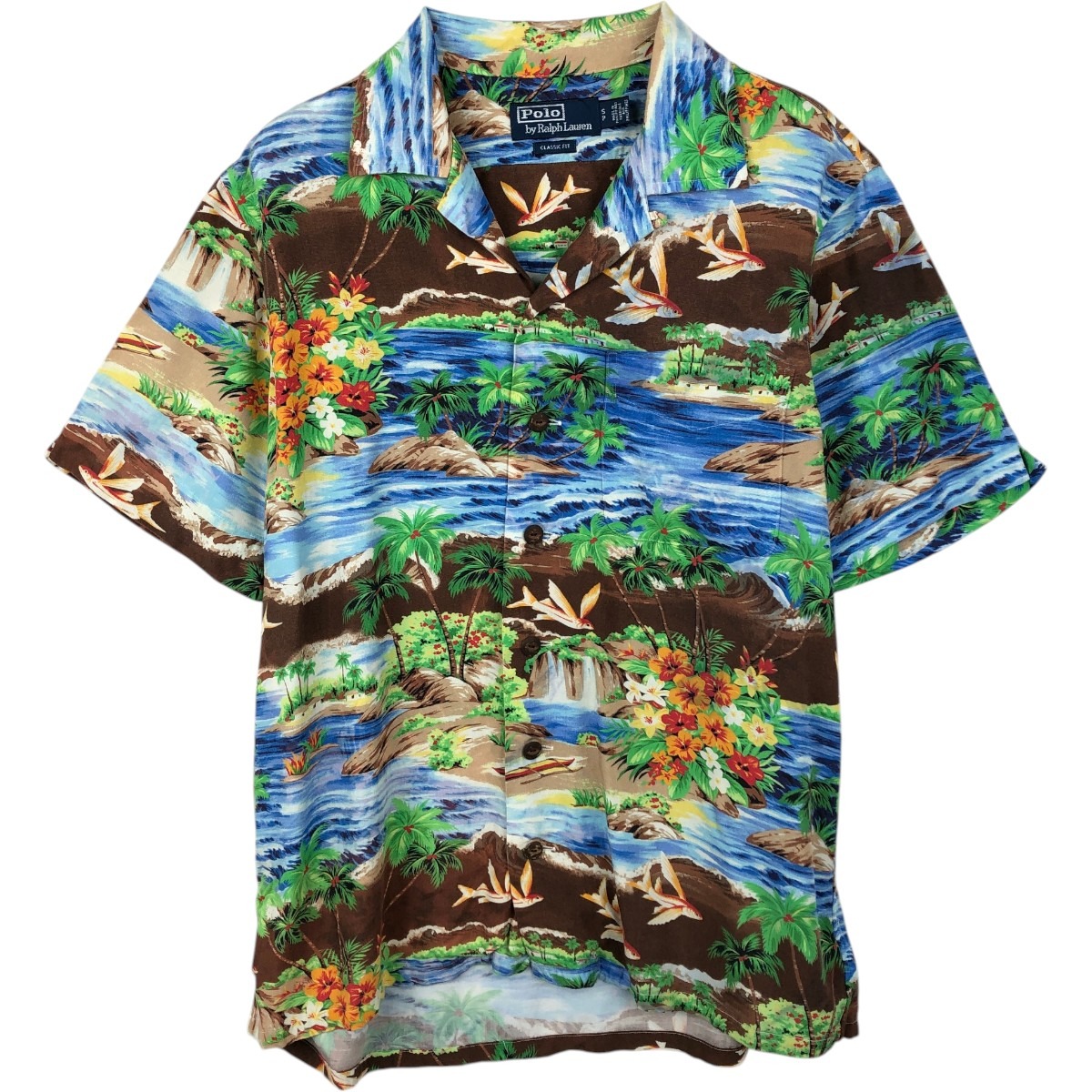 Ralph Lauren/ラルフローレン POLO by Ralph Lauren CLASSIC FIT ハワイアンアロハシャツ