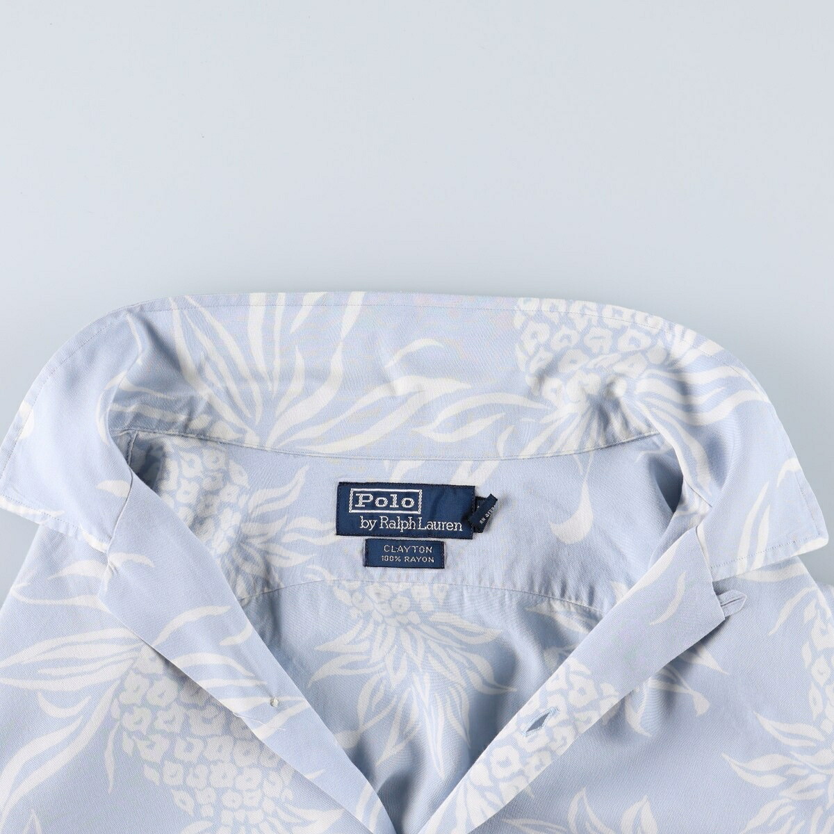 Ralph Lauren/ラルフローレン POLO by Ralph Lauren CLAYTON レーヨン ハワイアンアロハシャツ