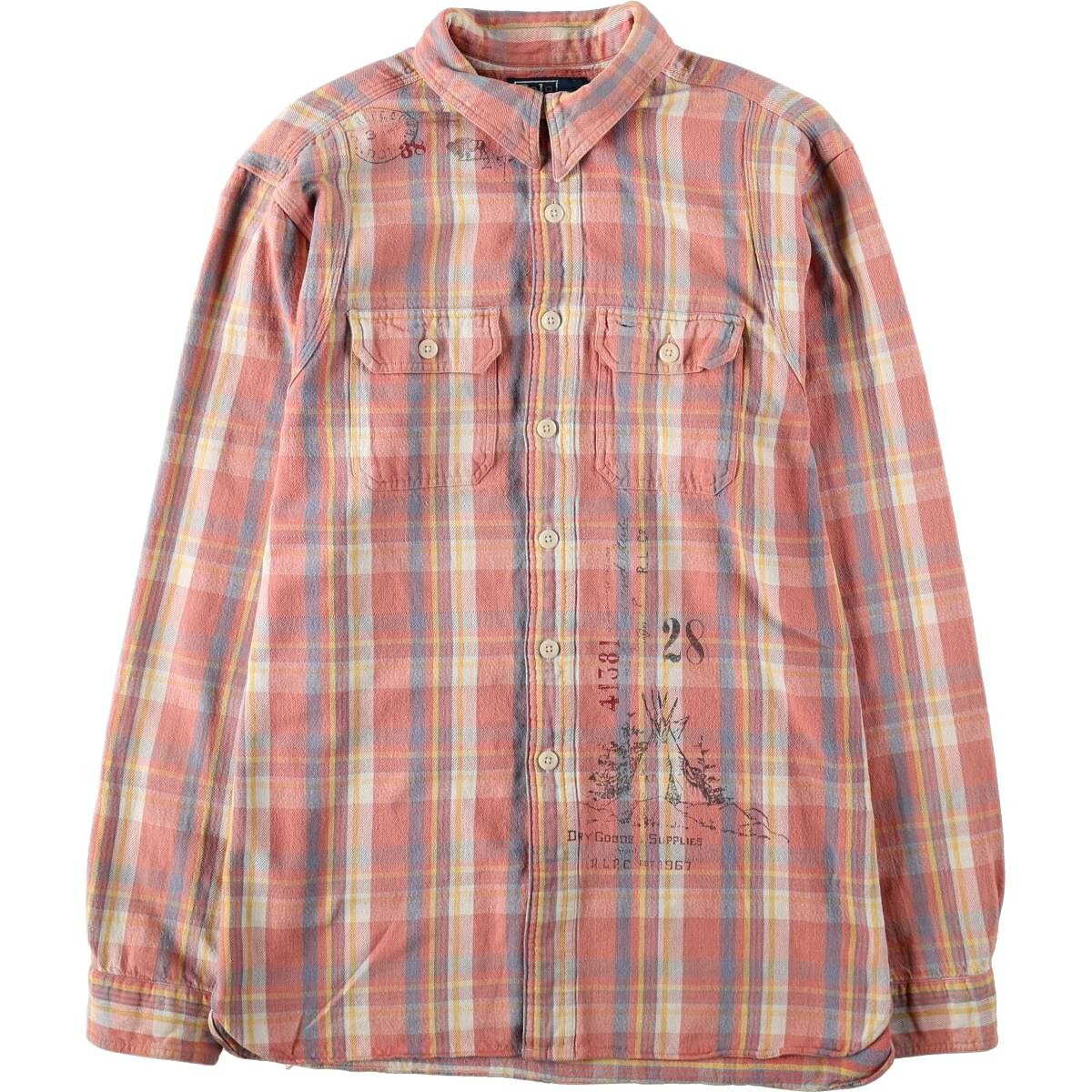 Ralph Lauren/ラルフローレン POLO by Ralph Lauren 長袖 フランネルチェックシャツ