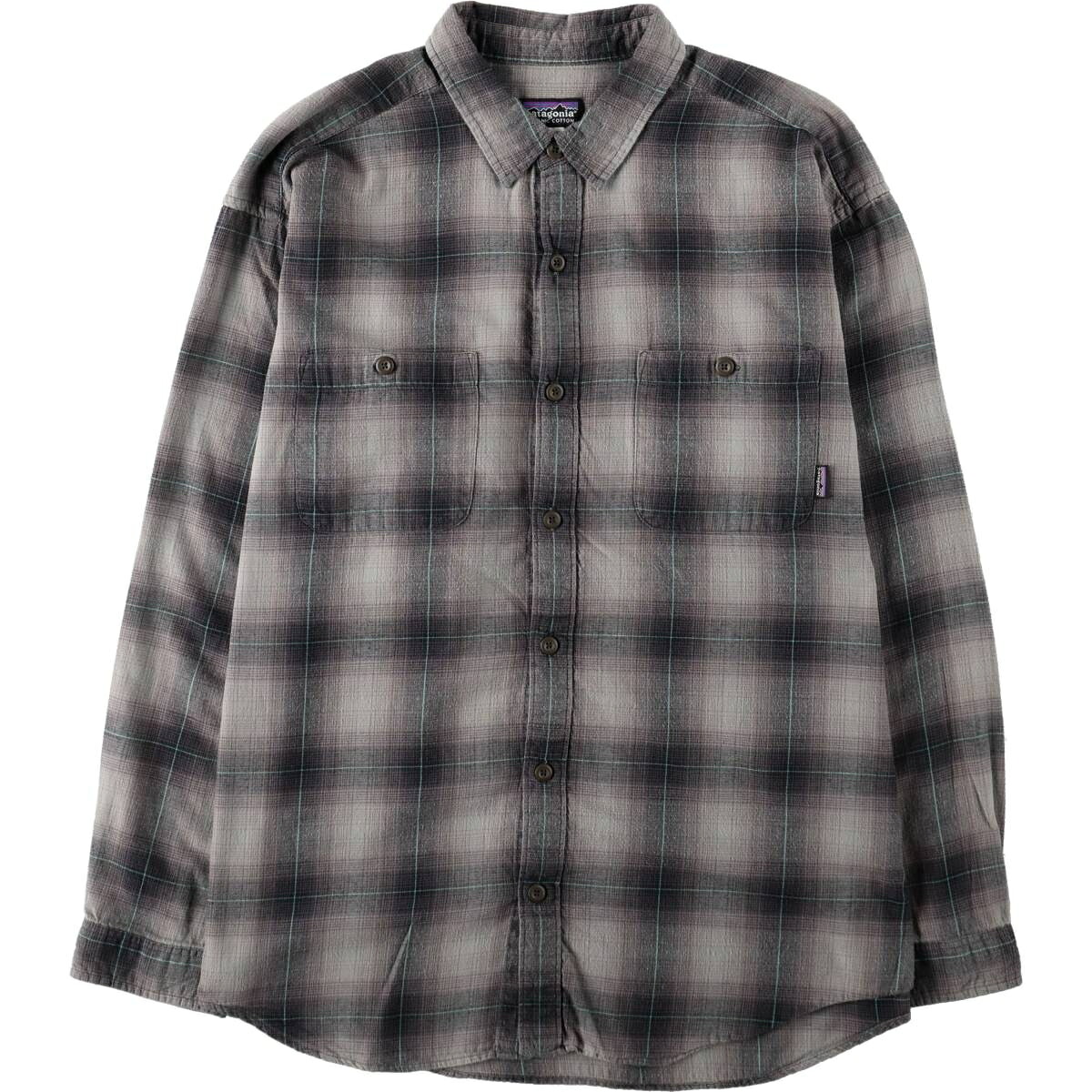 Patagonia/パタゴニア ORGANIC COTTON オーガニックコットン 53836F9 長袖 ライトネルチェックシャツ