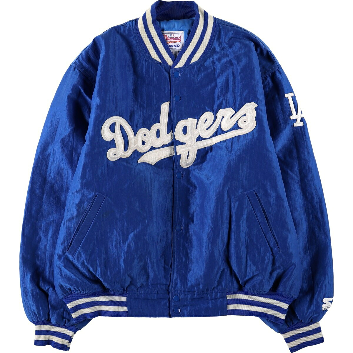 Starter/スターター MLB LOS ANGELES  DODGERS ロサンゼルスドジャーズ ナイロンスタジャン アワードジャケット バーシティジャケット