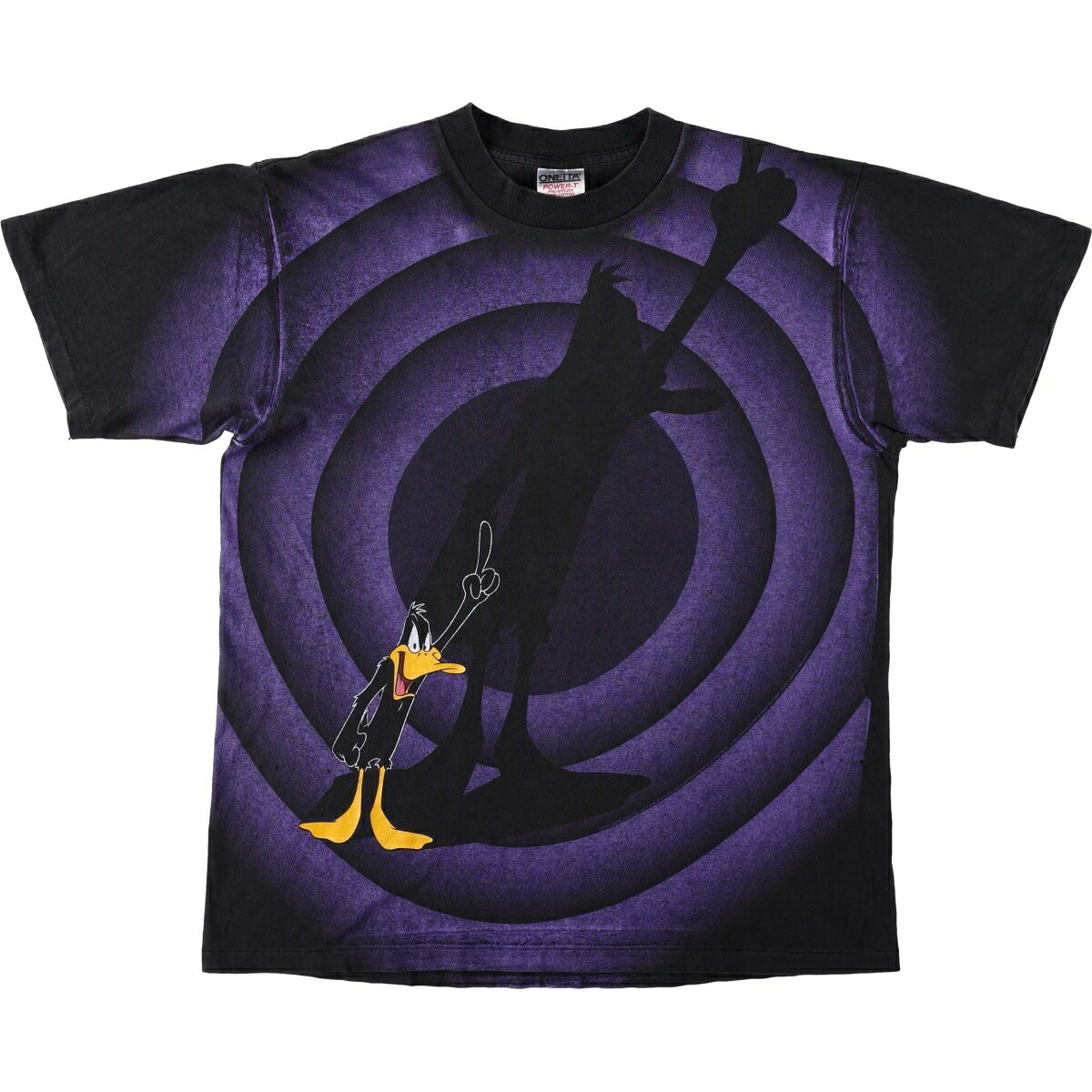 ONEITA/オニータ LOONEY TUNES ルーニーテューンズ ダフィーダック キャラクタープリントTシャツ