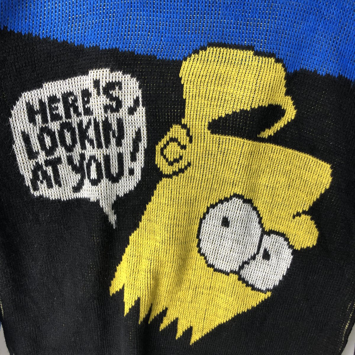 HOT CASHEWS THE SIMPSONS シンプソンズ バート アクリルニットセーター