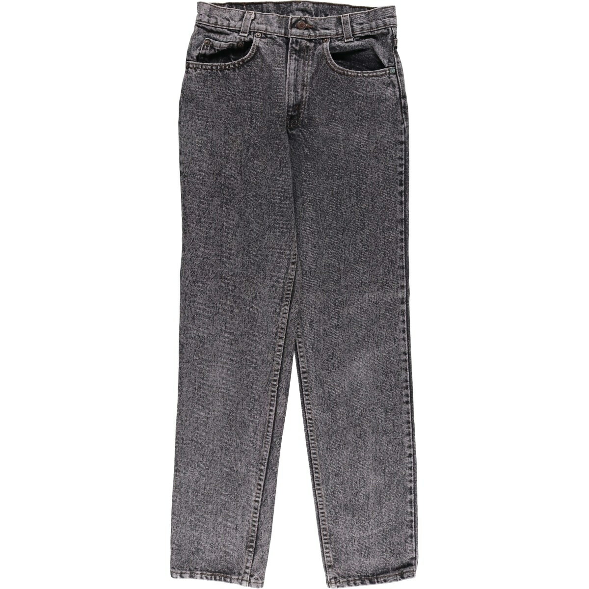 Levi's/リーバイス 505 ブラックデニム テーパードデニムパンツ
