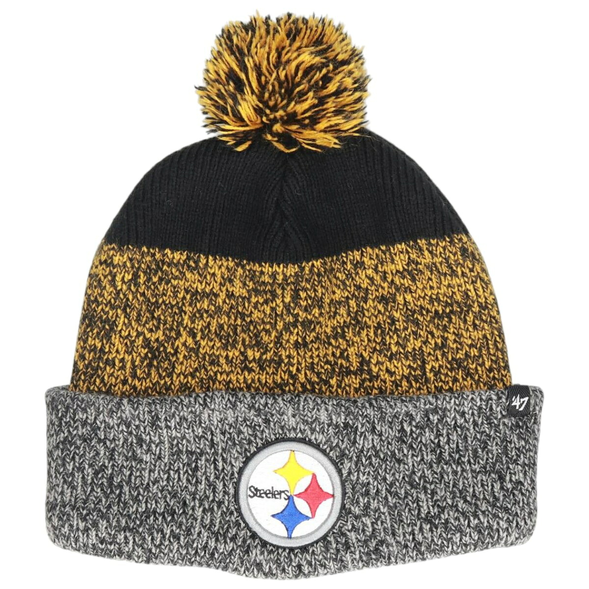 47 BRAND NFL PITTSBURGH  STEELERS ピッツバーグスティーラーズ ニット帽 ビーニー