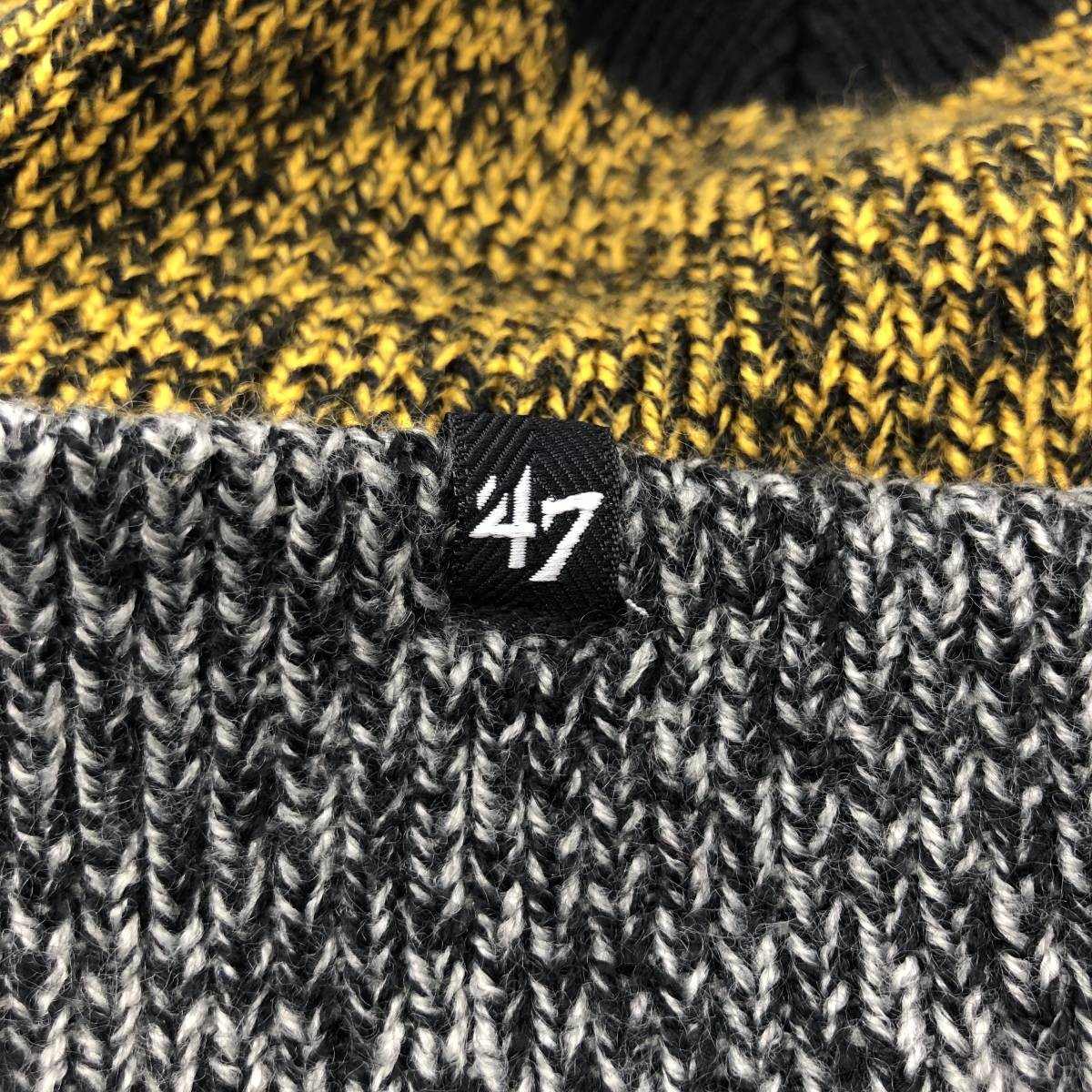 47 BRAND NFL PITTSBURGH  STEELERS ピッツバーグスティーラーズ ニット帽 ビーニー