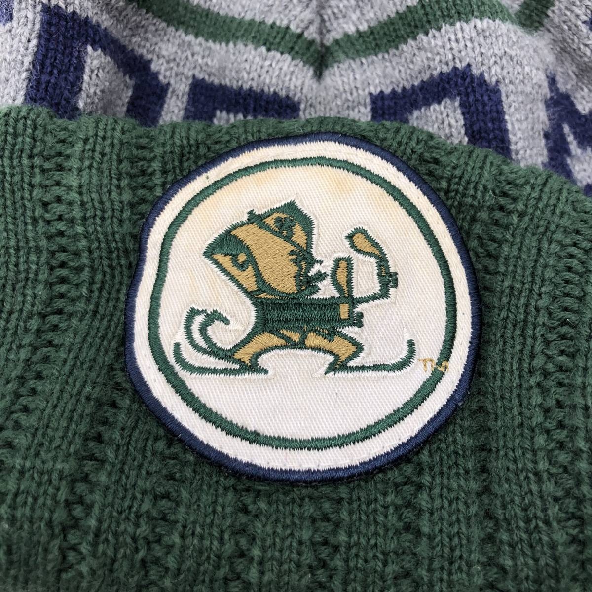 MITCHELL AND NESS FIGHTIN' IRISH  ノートルダム大学  ファイティングアイリッシュ ニット帽 ビーニー