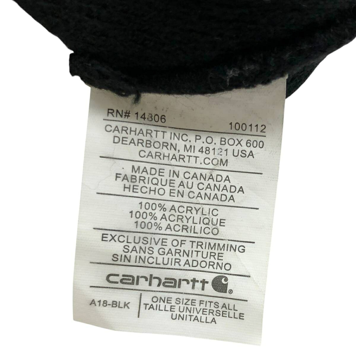 Carhartt/カーハート ニット帽 ビーニー