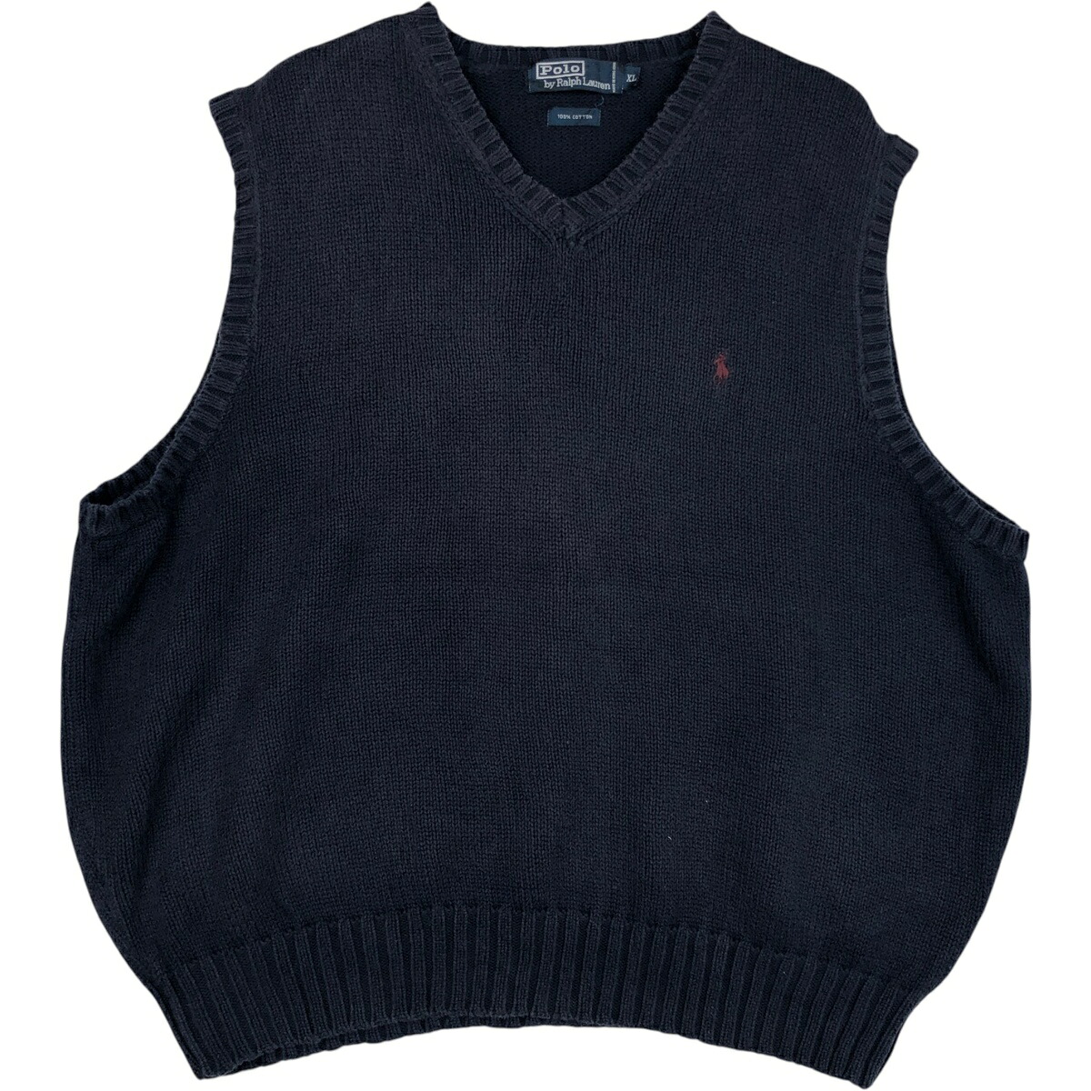 Ralph Lauren/ラルフローレン POLO by Ralph Lauren Vネック コットンニットベスト