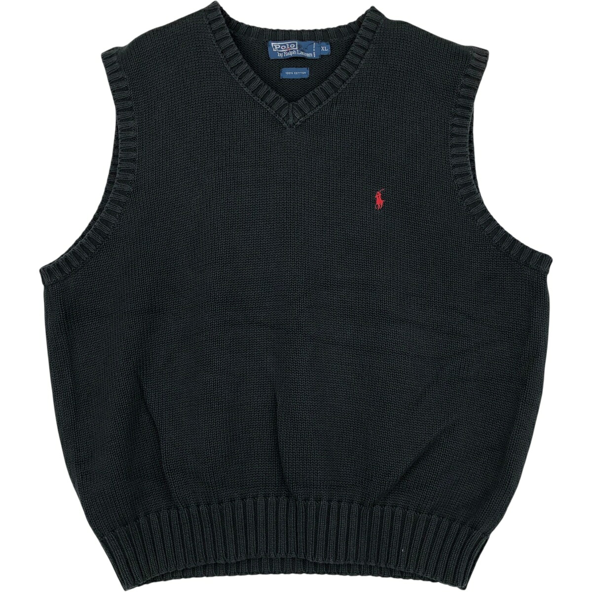 Ralph Lauren/ラルフローレン POLO by Ralph Lauren Vネック コットンニットベスト