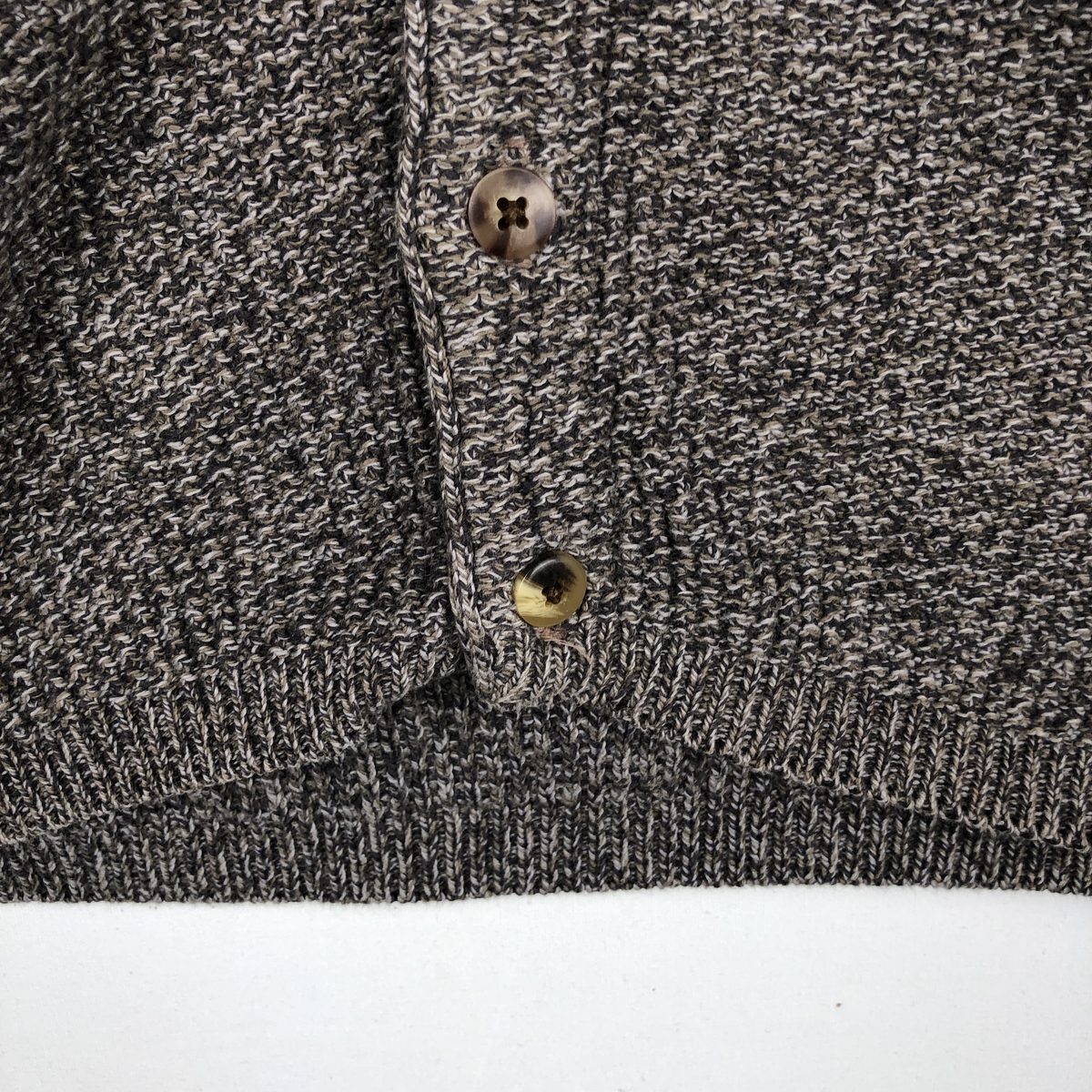 古着 ～90年代 エディーバウアー Eddie Bauer 前開き コットンニットベスト USA製 メンズL相当 ヴィンテージ /rab181107 【中古】 【260525】