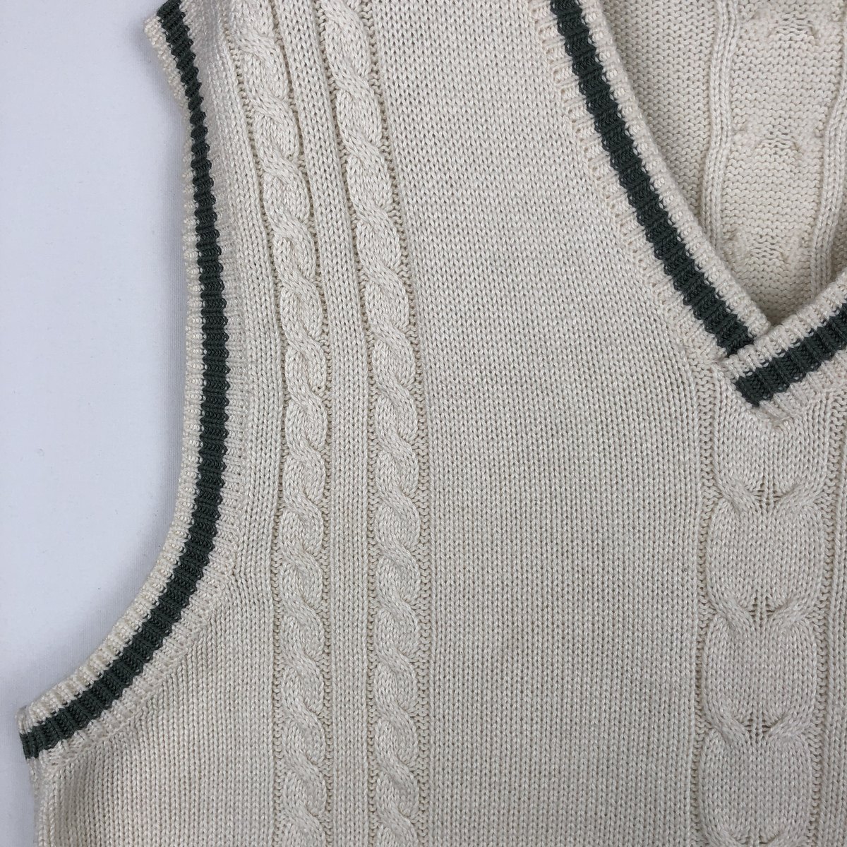 古着 90年代～ ナイキ NIKE Vネック チルデン アクリル×コットンニットベスト メンズM相当 ヴィンテージ /rab181108 【中古】 【260525】