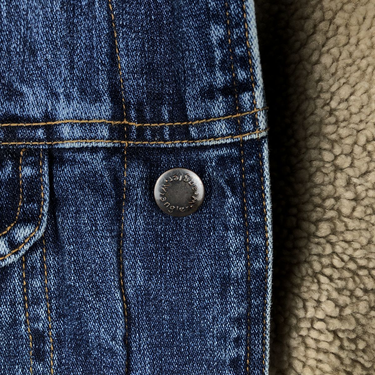 Wrangler/ラングラー デニムボアベスト